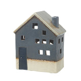 Ceramic House for Tealight in Slate