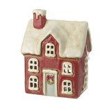 Large Ceramic Christmas House for Tealight