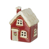 Small Ceramic Christmas House for Tealight