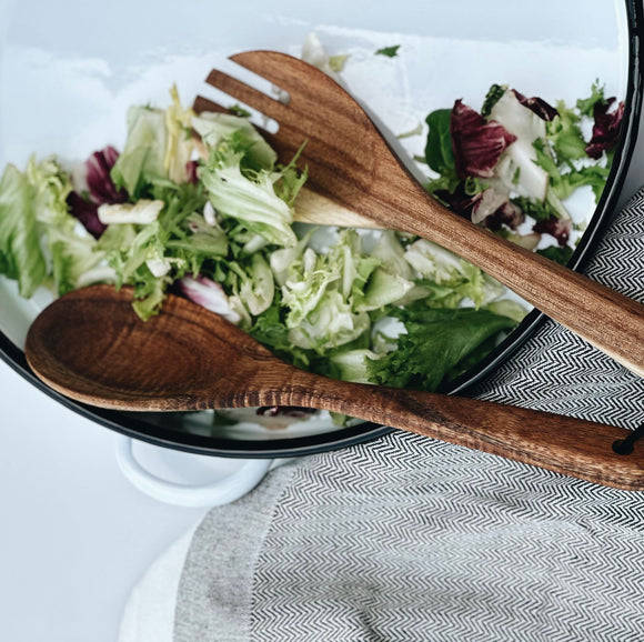 Acacia Wood Salad Set