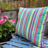 Outdoor Cushion in Deckchair Stripe