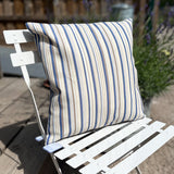 Outdoor Cushion in Ocean Stripe