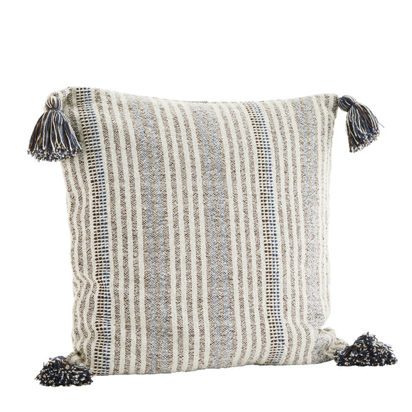 Recycled Cotton Striped Cushion 50x50
