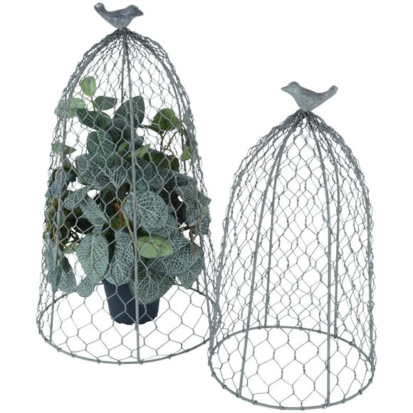 Bird Top Wire Garden Cloche 46cm