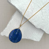 Lapis Lazuli Disc Necklace