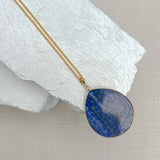 Lapis Lazuli Disc Necklace