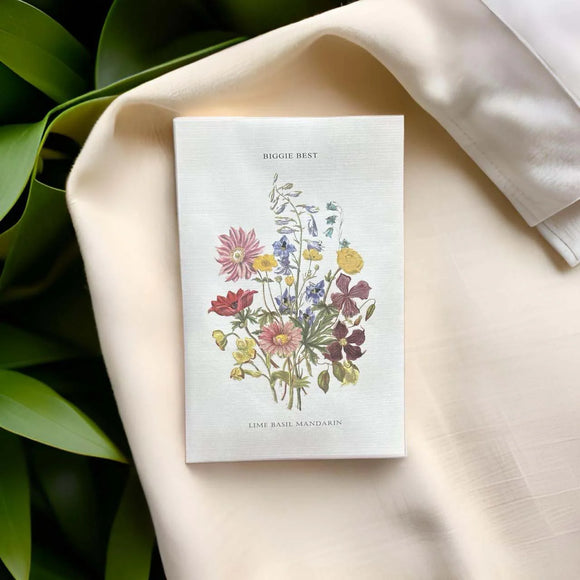 Scented Wardrobe Sachet in Lime, Basil and Mandarin