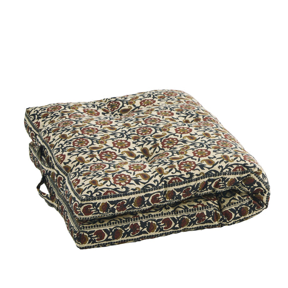 Sand, Grey, Tomato and Mustard Cotton Mattress