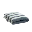 Blue, Grey Folk Striped Cotton Mattress