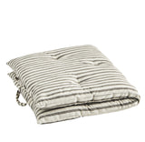 Natural and Grey Stripe Cotton Mattress