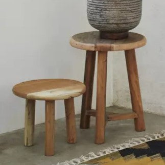 Recycled Wood Milking Stool
