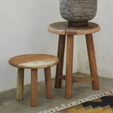 Recycled Wood Milking Stool