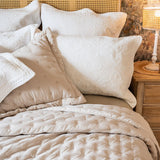Portofino Beadspread in Oatmeal 250x260cm