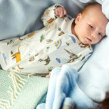 Pure New Wool Beehive Pram Blanket - Ocean