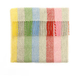 Pure New Wool Beehive Pram Blanket - Rainbow