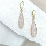 Quartz Droplet Earrings
