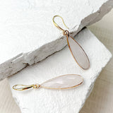 Quartz Droplet Earrings
