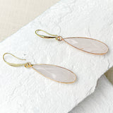 Quartz Droplet Earrings