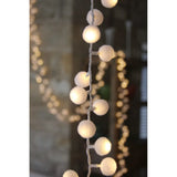 Long Snowball Pompom LED Light Garland