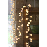 Long Snowball Pompom LED Light Garland