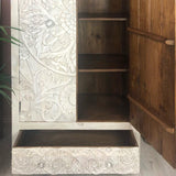 Carved Indian Armoire