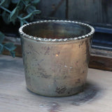 Antiqued Silver Votive