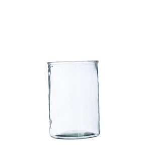 Chunky Glass Vase Short