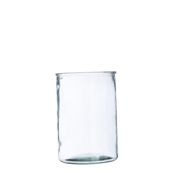 Chunky Glass Vase Short