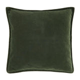 Velvet Cushion Forest Green