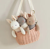Grey Bunny Knitted Toy
