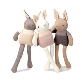 Grey Bunny Knitted Toy