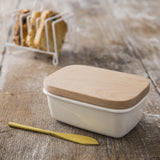 Butter Dish in Warm White