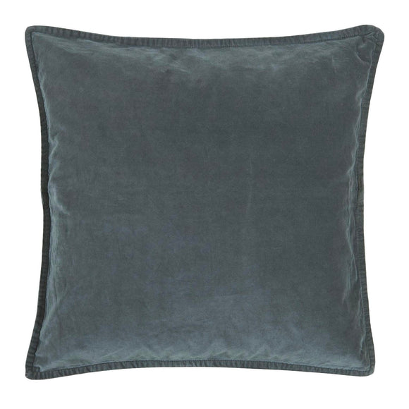 Velvet Cushion in Historical Blue