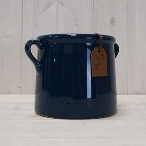Blue Ceramic Pot 14cm