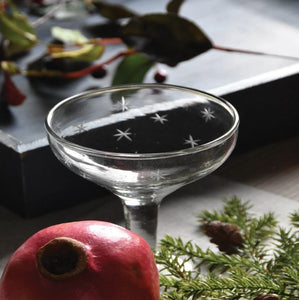 Handmade Star Champagne Coupe