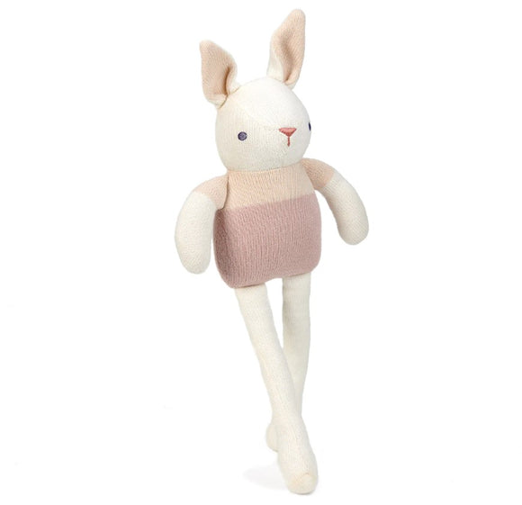 Cream Bunny Knitted Toy