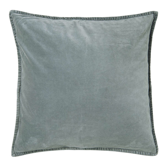 Velvet Cushion Dusty Blue