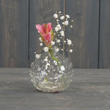 Round Glass Bottle Dotty