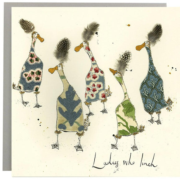 Ladies Who Lunch Greetings Card