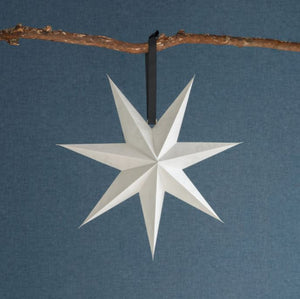 White Paper Star Decoration 60cm
