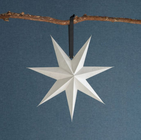 White Paper Star Decoration 60cm