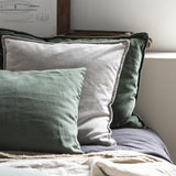 Velvet Cushion Forest Green