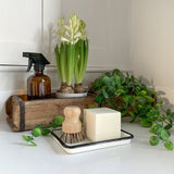 White Enamel Rectangle Tray