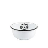 Enamel Cat Bowl