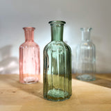 Glass Bottle -Vintage Green