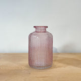 Dusky Pink Dimpled Bottle