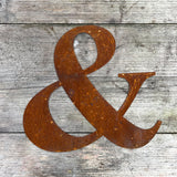 Rusty Metal Letters