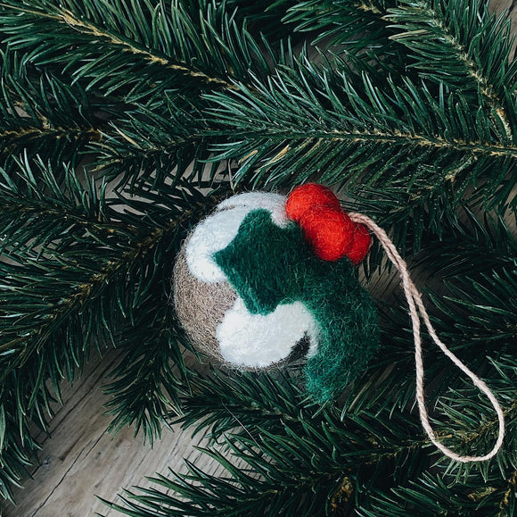 Fairtrade Felt Christmas Pudding