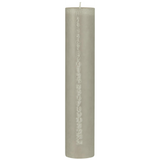 Wax Advent Candle in Grey