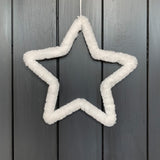White Fluffy Star Small
